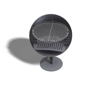 "Bubble Grill" Edelstahl Feuerschale mit Grill