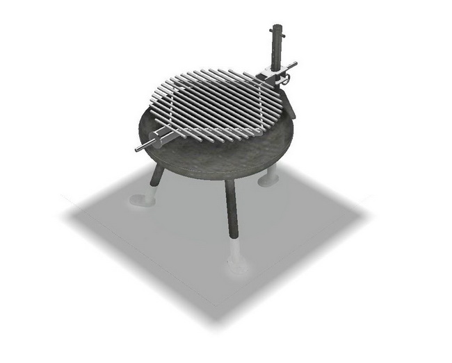 publigrill feuerschale mit grill parkgrill 04