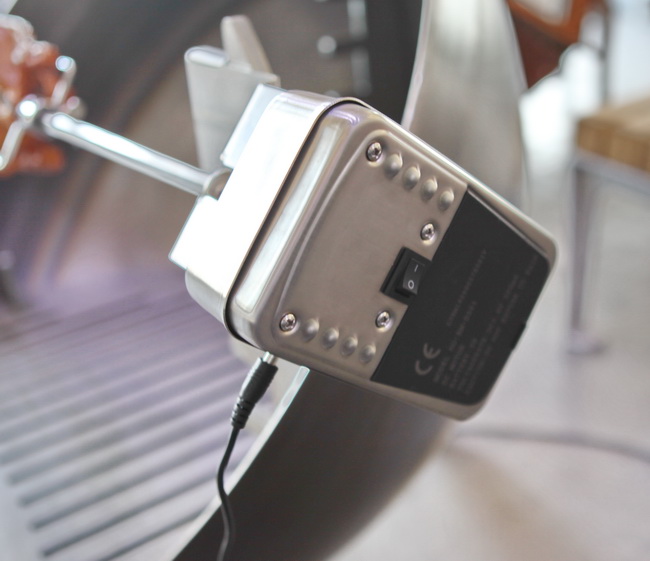 Grillmotor für Bubble Grill aus Edelstahl mit Batterie oder Netzbetrieb