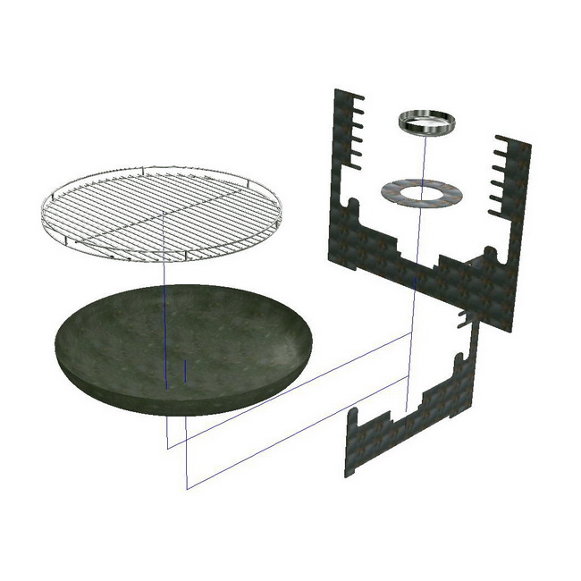 feuerschale mit grill junior 03