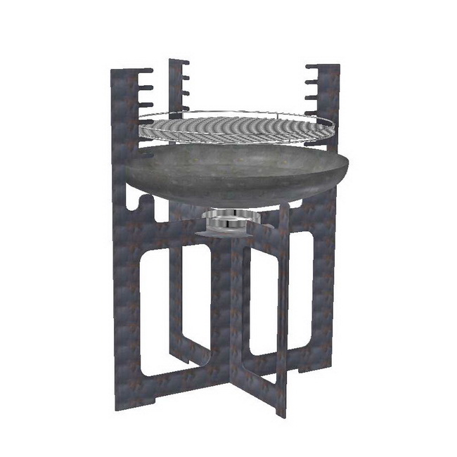 feuerschale mit grill senior 06