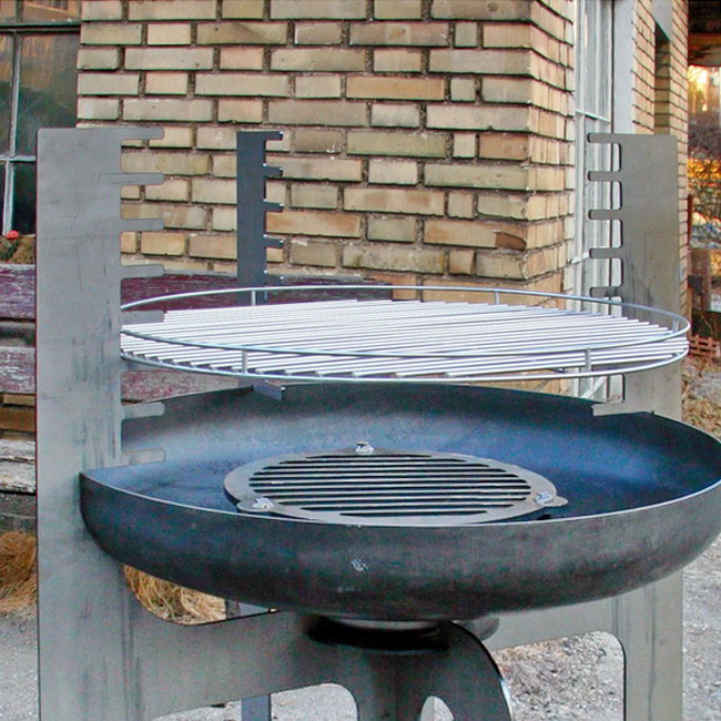 feuerschale mit grill senior 07