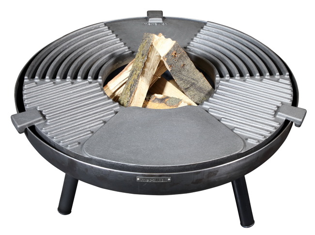 Feuerküche 80, kochen auf Gusseisen, passend zu Feuerschalen mit 80cm Durchmesser
