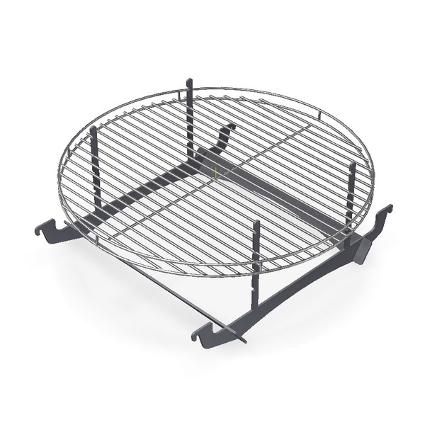 Halter für Edelstahl Grillrost auf Feuerschalen
