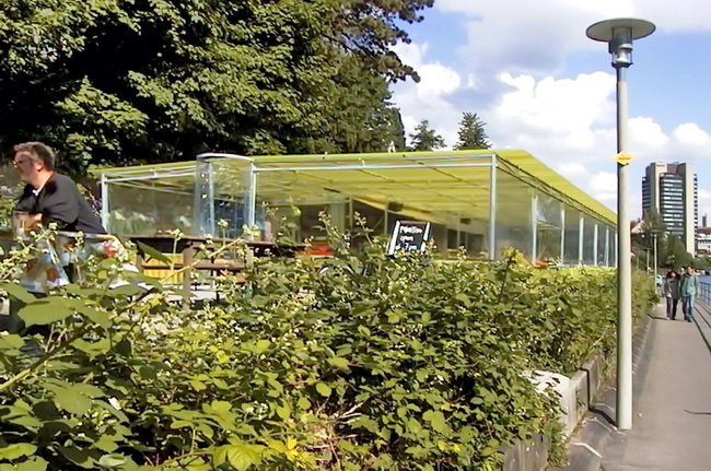 Sommerdach Restaurant Primitivo oberer Letten Zürich