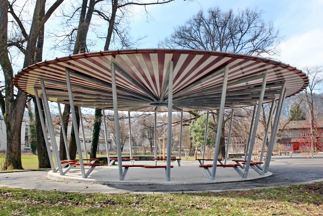 pavillon pausenplatz schulhaus entlisberg 01