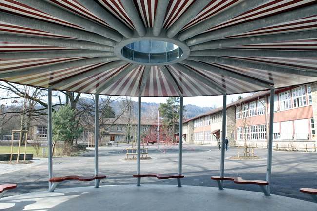 pavillon pausenplatz schulhaus entlisberg 07