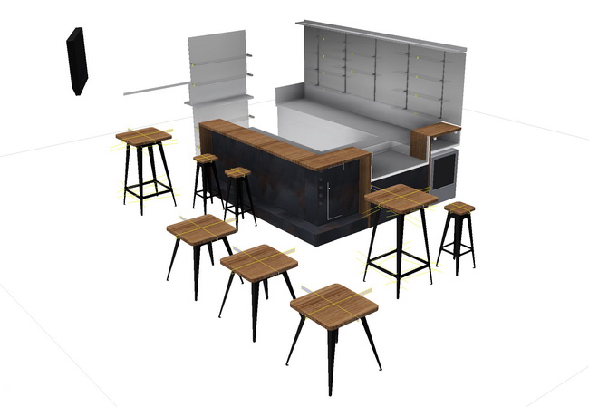 3D Modell der Einrichtung