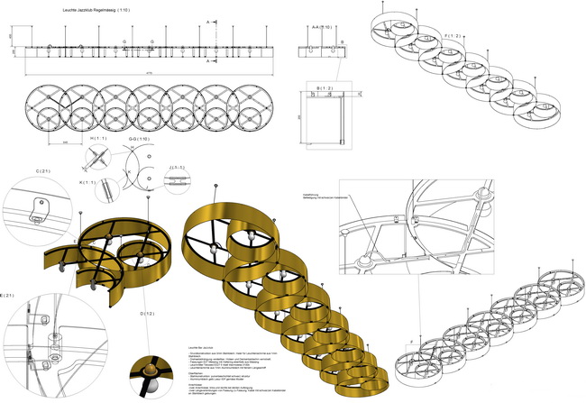 leuchter lampe messing led bar toni areal 05