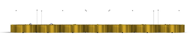 leuchter lampe messing led bar toni areal 08