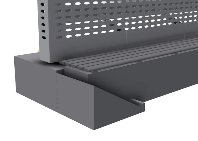 sichtschutz garage spielplatz mit sitzbank 06