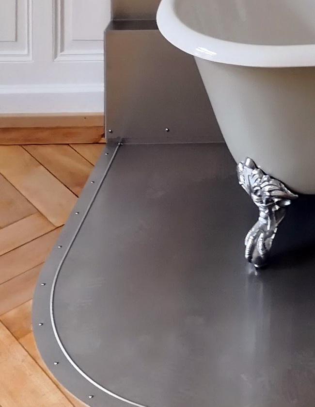 edelstahlnischen fuer freistehende badewannen 02